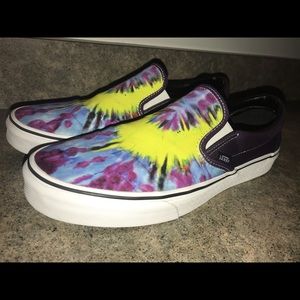 Vans Classic Slip-On Misterio Tie Dye Skate Shoes